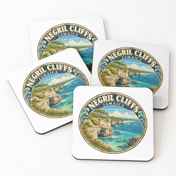 Item preview, Negril Cliffs Jamaica Travel Vacation Destination Explorer designed and sold by kristyparkStar3.