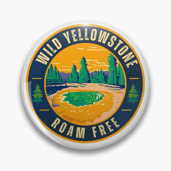 Item preview, Wild Yellowstone Roam Free National Park Visitor Travel Adventure designed and sold by AncientClouds25.