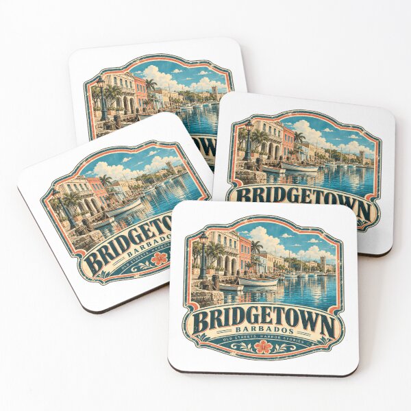 Item preview, Bridgetown Barbados Old Streets, Harbor Stories Caribbean Travel Vacationer Souvenir designed and sold by kristyparkStar3.