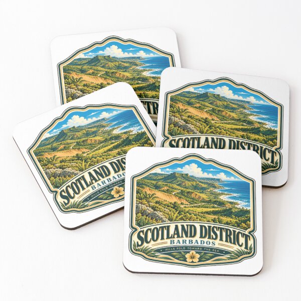 Item preview, Scotland District Barbados Hills Fold Toward The Sea Caribbean Travel designed and sold by ManilStuck237.