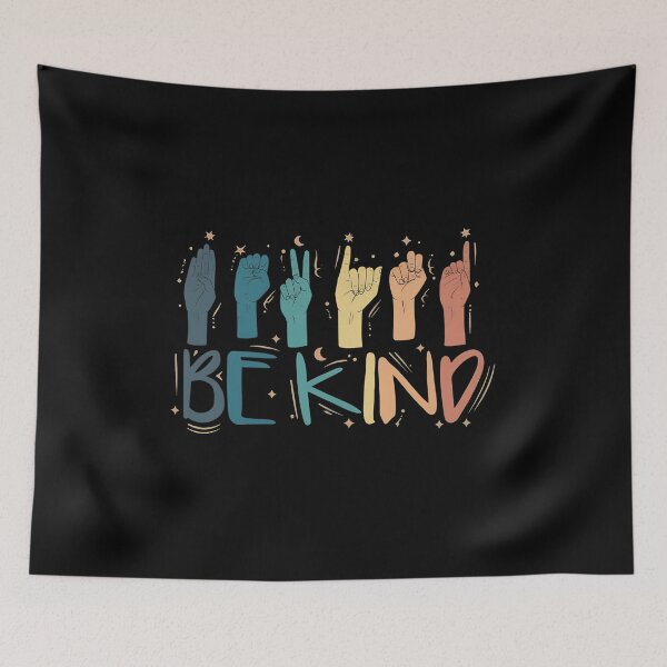 Item preview, ASL Hands Spell Be Kind  designed and sold by sheoekehjh23.