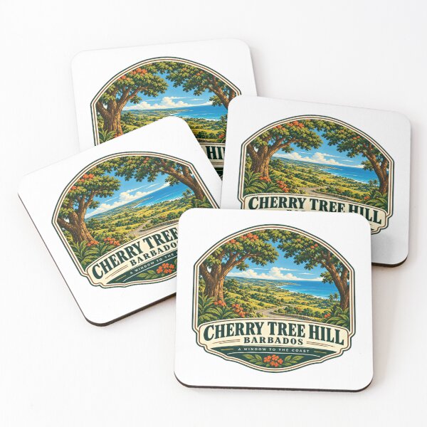 Item preview, Cherry Tree Hill Barbados A Window To The Coast Caribbean Island Vacation designed and sold by kristyparkStar3.