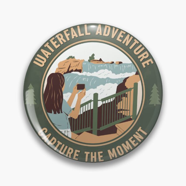 Item preview, Waterfall Adventure Capture The Moment Nature Travel Photography Explorer designed and sold by AncientClouds25.