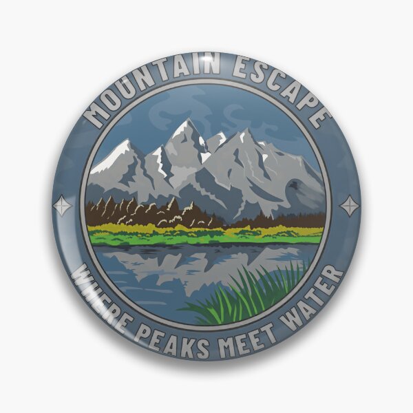 Item preview, Mountain Escape Where Peaks Meet Water Outdoor Adventure Nature Lover designed and sold by AncientClouds25.