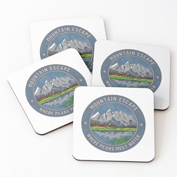 Item preview, Mountain Escape Where Peaks Meet Water Outdoor Adventure Nature Lover designed and sold by AncientClouds25.