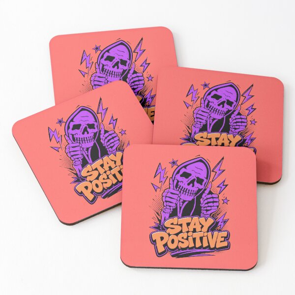 Item preview, Stay Positive Purple Reaper Lightning designed and sold by TheDArt.