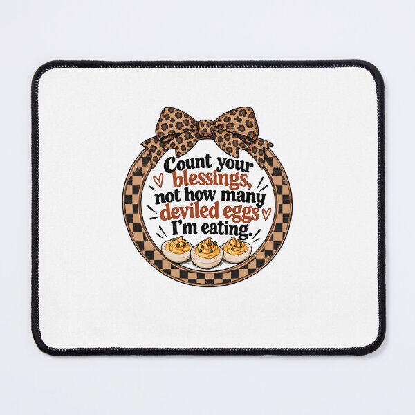 Item preview, Count Your Blessings Deviled Eggs Funny Thanksgiving Food Lover designed and sold by ImeldaSparks.