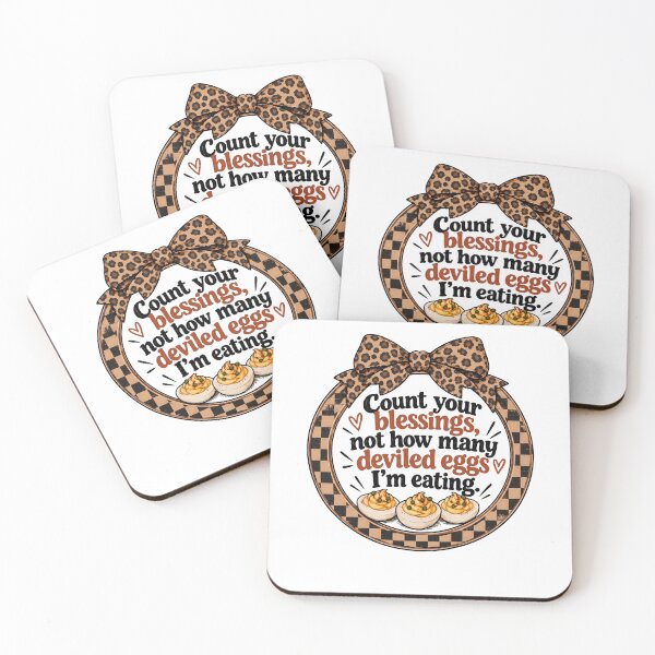Item preview, Count Your Blessings Deviled Eggs Funny Thanksgiving Food Lover designed and sold by ImeldaSparks.