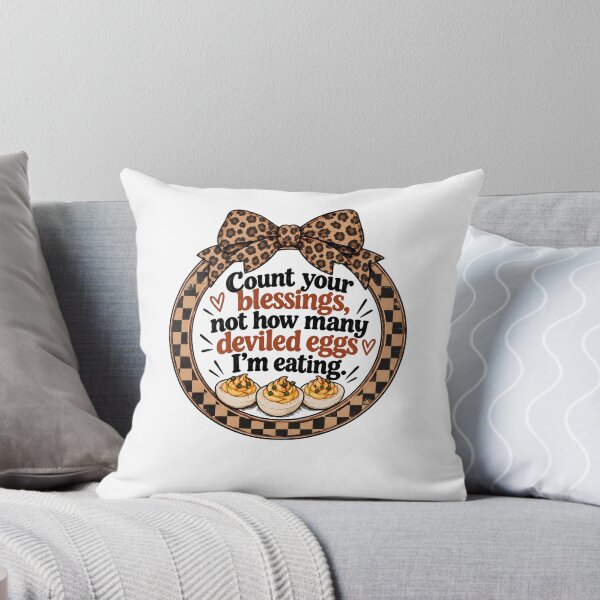 Item preview, Count Your Blessings Deviled Eggs Funny Thanksgiving Food Lover designed and sold by ImeldaSparks.