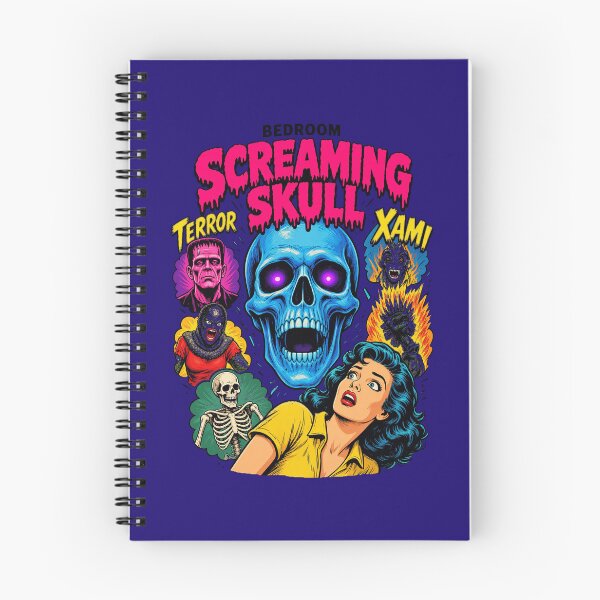 Item preview, Screaming Skull Terror Retro Horror Poster designed and sold by TheDArt.