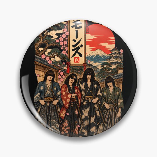 Item preview, Four Samurai Punk Band Sunglasses Katana Castle Ukiyo-e Art designed and sold by BRTHRCNK01.