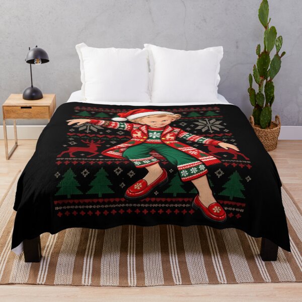 Item preview, Funny Tiptoeing Rumpelstiltskin Meme Ugly Christmas Sweater designed and sold by MaskedTarget.