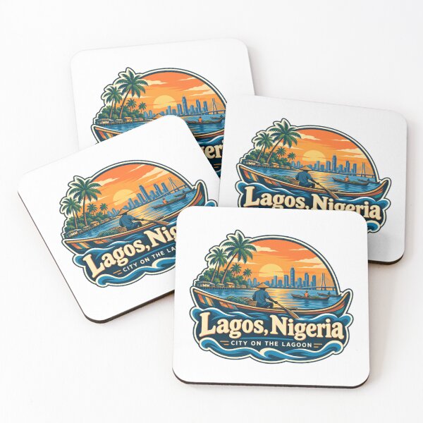 Item preview, Lagos, Nigeria City On The Lagoon African Travel Souvenir designed and sold by kristyparkStar3.
