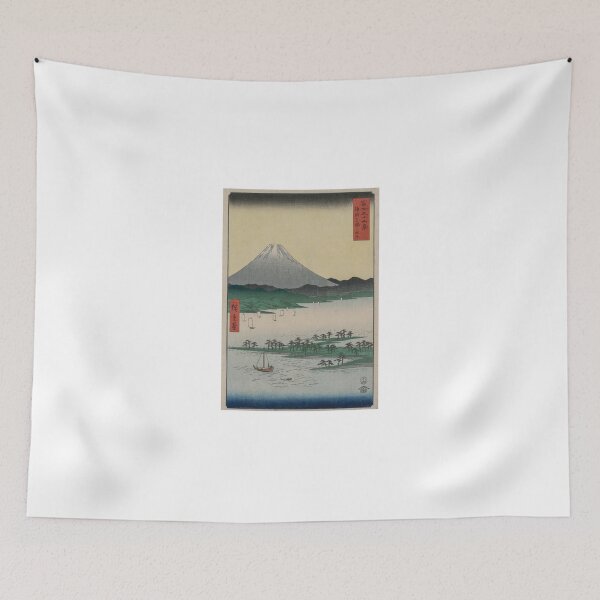Item preview, Miho Pine Grove and Fuji – Hiroshige Print designed and sold by MartinPA.