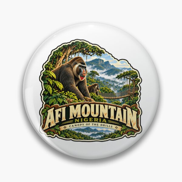 Item preview, Afi Mountain Nigeria Canopy Of The Drills Primate Wildlife Travel Souvenir designed and sold by JasonStars123.