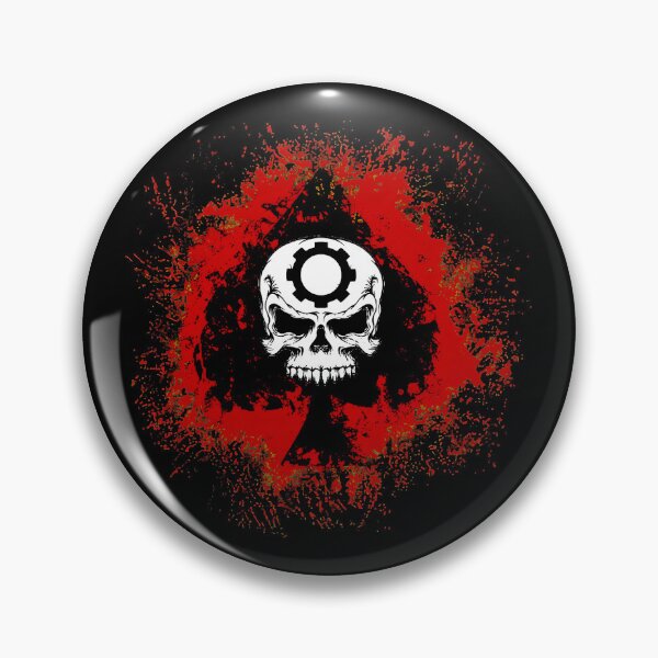 Item preview, Gears of Wars Skull Gear Spade Dark Grunge designed and sold by Lucinda--Power.