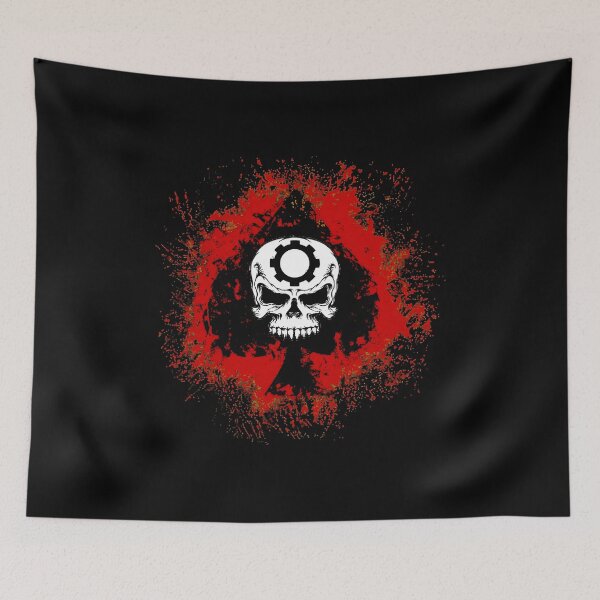 Item preview, Gears of Wars Skull Gear Spade Dark Grunge designed and sold by Lucinda--Power.