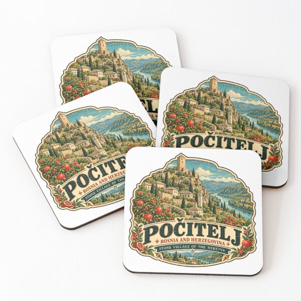 Item preview, Počitelj Bosnia And Herzegovina Stone Village Of The Neretva Travel Souvenir Destination designed and sold by NeedForParks.