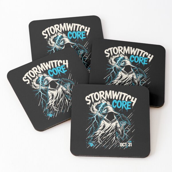 Item preview, Stormwitch Halloween Design – Lightning & Hooded Witch Graphic Tee v14 designed and sold by DarylWelsh2024.