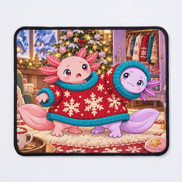 Item preview, Matching Was the Plan - Funny Christmas Animal Duo designed and sold by SandboxMashery.