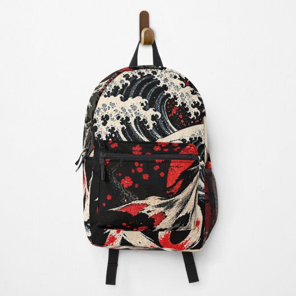 Item preview, Ronin Samurai Great Wave Japanese Warrior Ink Art designed and sold by wanado.