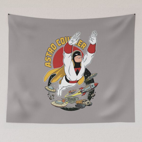 Item preview, Space Ghost Flying Retro Cartoon Design-49 designed and sold by JordenCornejoi.