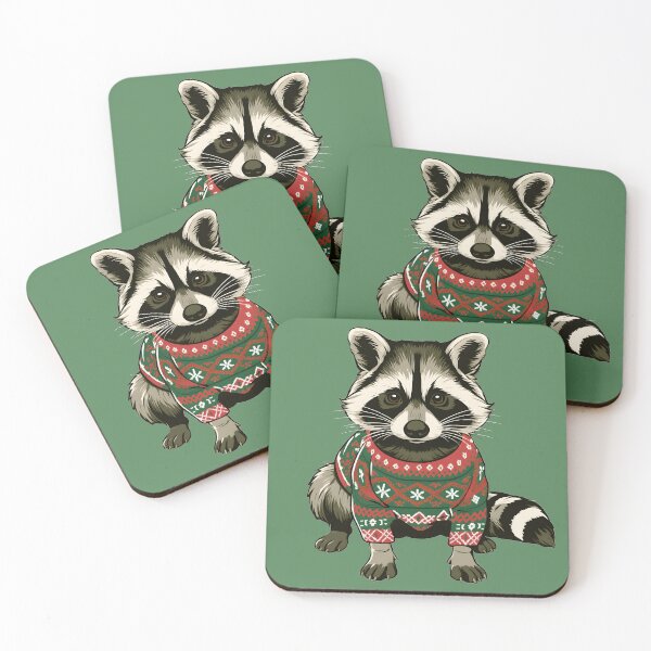 Item preview, Christmas Raccoon  designed and sold by NovaBlossomCo.