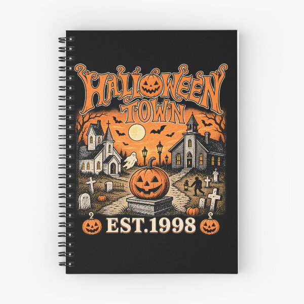 Item preview, Halloweentown Est 1998 Vintage 90s Style, Retro Halloween University Spooky designed and sold by Bob Meme Life.