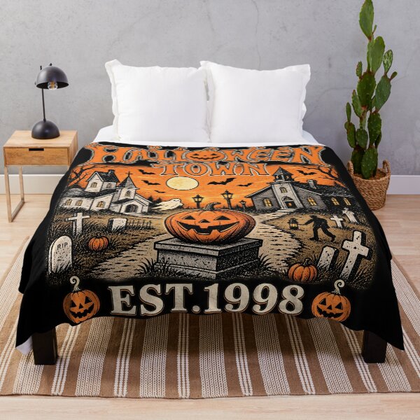 Item preview, Halloweentown Est 1998 Vintage 90s Style, Retro Halloween University Spooky designed and sold by Bob Meme Life.