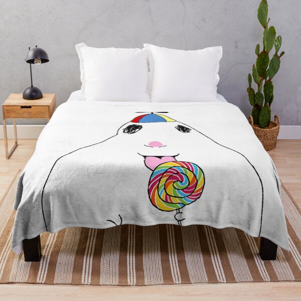 Item preview, Cartoon Hamster With Colorful Cap and Lollipop designed and sold by DunciOcukino.