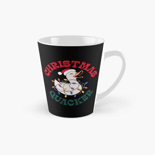Item preview, Christmas Quacker Funny Xmas Duck With Santa Hat Holiday T-Shirt designed and sold by teeoro.
