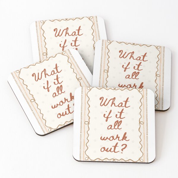 Item preview, What If It All Work Out? Positive Motivational Encouragement Optimism designed and sold by AncientClouds25.