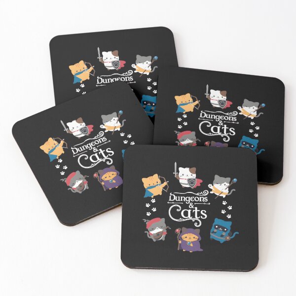 Item preview, Cute Cat Adventurerss Dungeonss ands Catss Fantasys RPGs designed and sold by TrezzlTees.