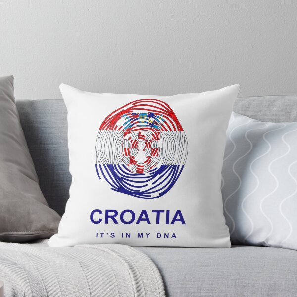 Item preview, Croatia It's in My DNA Fingerprint – Proud Croatian Heritage Flag Gift designed and sold by youngVl.