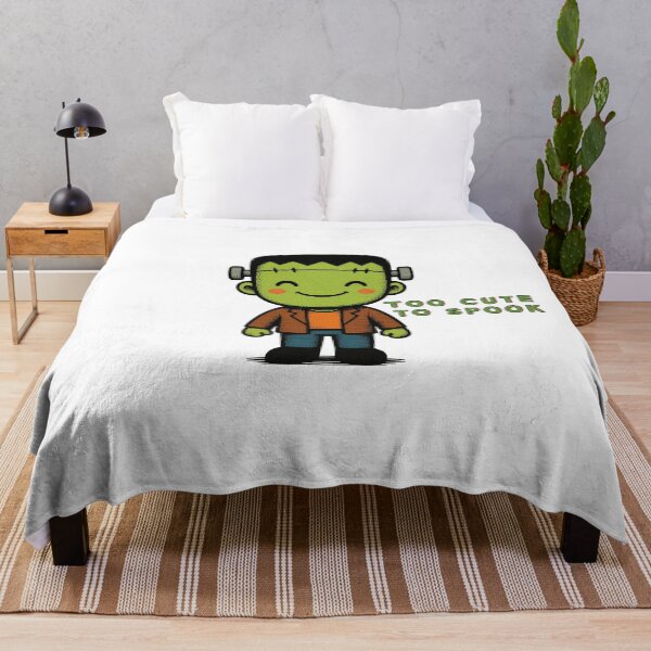 Item preview, Too Cute To Spook Kawaii Frankenstein Halloween designed and sold by mx3star.
