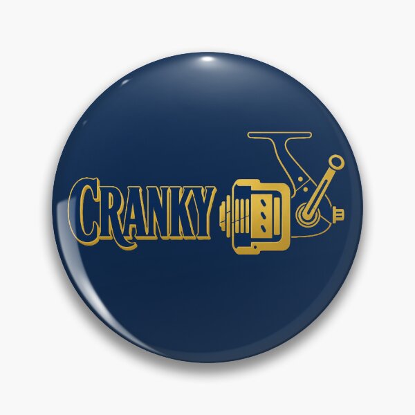 Item preview, Cranky Fishing Reel Funny Fisherman designed and sold by merlinmiles.