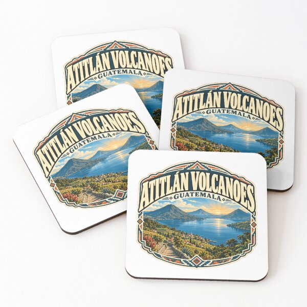 Item preview, Atitlán Volcanoes Guatemala Travel Souvenir Destination Explorer designed and sold by kristyparkStar3.