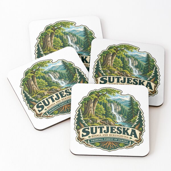 Item preview, Sutjeska Bosnia And Herzegovina Primeval Forest Of Europe National Park Travel Souvenir designed and sold by ManilStuck237.