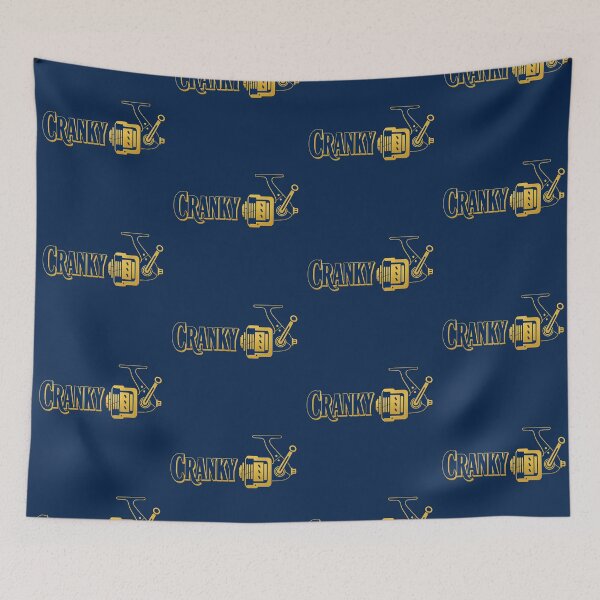 Item preview, Cranky Fishing Reel Funny Fisherman designed and sold by merlinmiles.