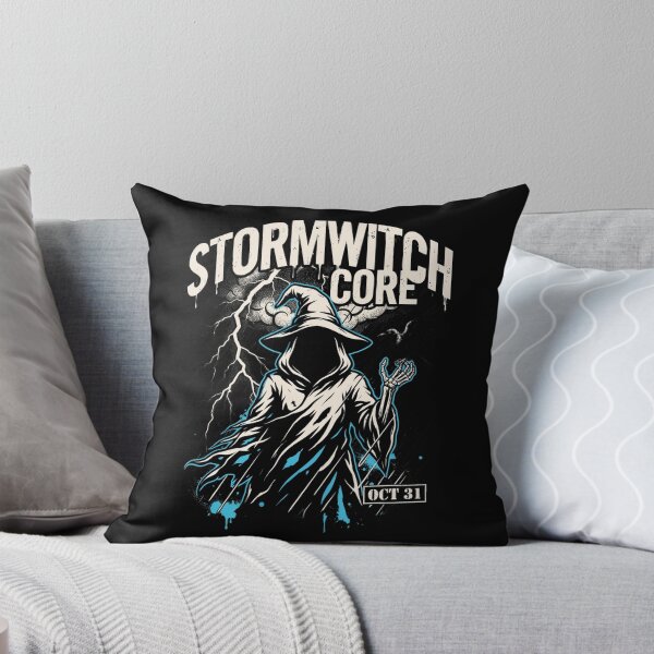 Item preview, Stormwitch Halloween Design – Lightning & Hooded Witch Graphic Tee v16 designed and sold by DarylWelsh2024.
