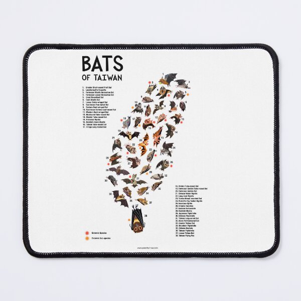 Item preview, Bats of Taiwan designed and sold by Green Humour.