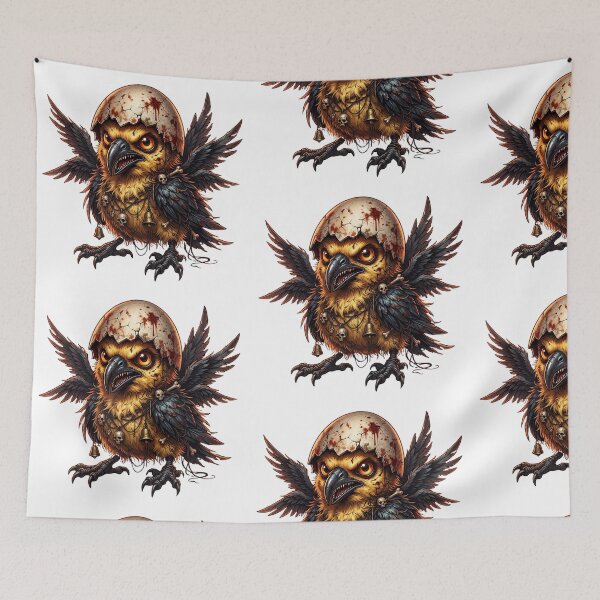 Item preview, The Last Little Chick – Creepy Horror Bird designed and sold by LuckyInk11.