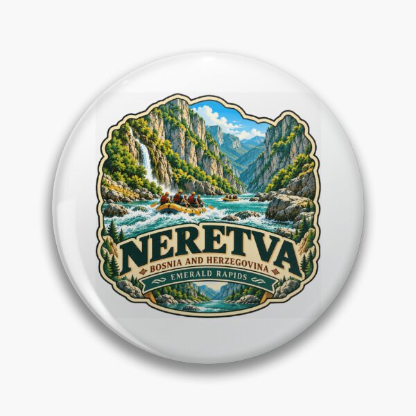 Item preview, Neretva Bosnia And Herzegovina Emerald Rapids Rafting Adventure designed and sold by ManilStuck237.