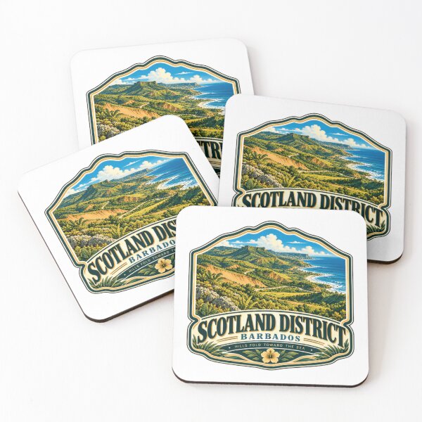 Item preview, Scotland District Barbados Hills Fold Toward The Sea Caribbean Travel designed and sold by kristyparkStar3.