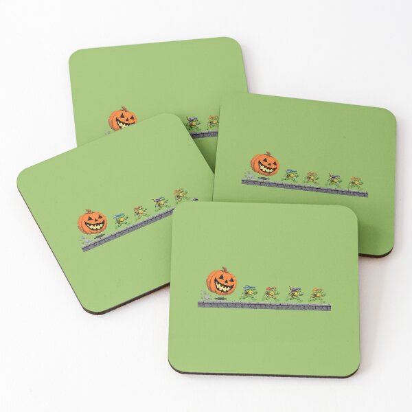 Item preview, Ninja Turtles Pixel Run – Halloween Pumpkin Chase designed and sold by RunningPixelCup.