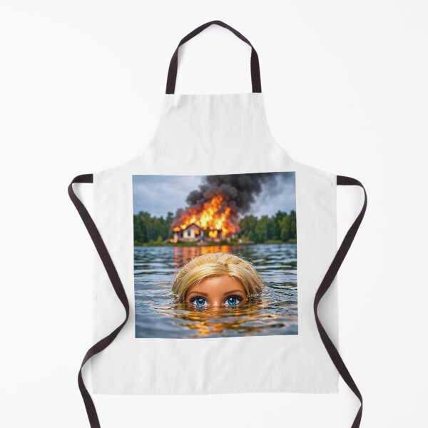 Item preview, Funny Doll face Meme Swimming designed and sold by nosu-art-pod.