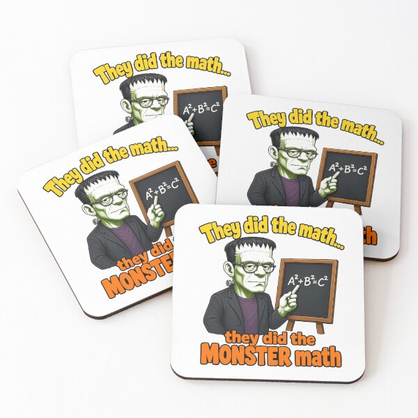 Item preview, They Did the Monster Math Frankenstein Teacher designed and sold by LeeWT.