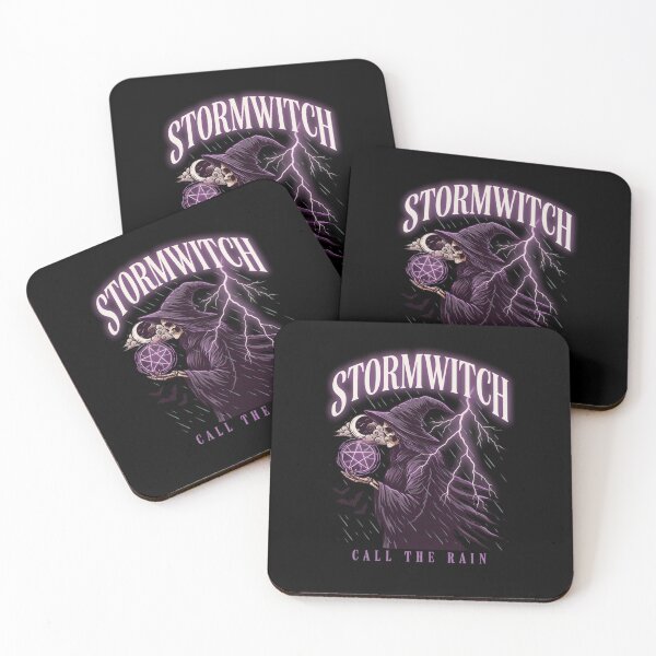 Item preview, Stormwitch Halloween Design – Lightning & Hooded Witch Graphic Tee v18 designed and sold by DarylWelsh2024.