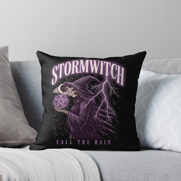Item preview, Stormwitch Halloween Design – Lightning & Hooded Witch Graphic Tee v18 designed and sold by DarylWelsh2024.