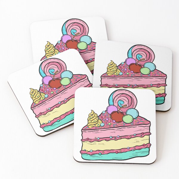 Item preview, Candy Land Cake Slice designed and sold by shiilalippold.